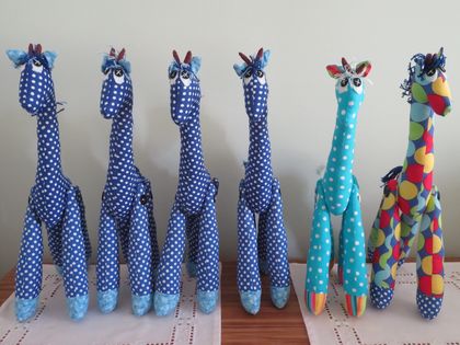 Cute handmade giraffes